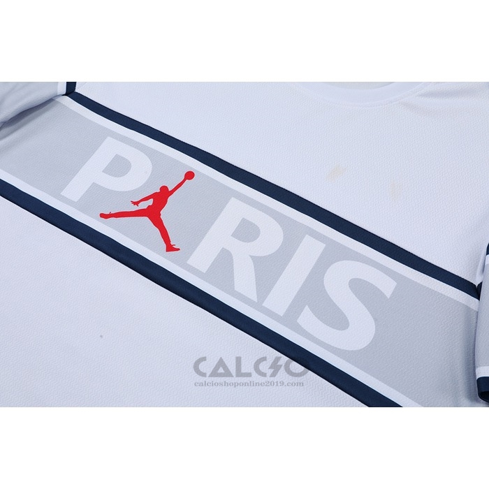 Tuta da Track Paris Saint-Germain Manica Corta 2022-2023 Bianco - Pantaloncini